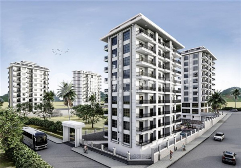 Апартаменты 1+1 в новом жилом комплексе в 650 метрах от моря. Финальная стадия строительства.-id-3535-фото-4