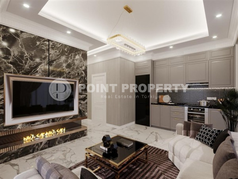 Апартаменты 1+1 в новом жилом комплексе в 650 метрах от моря. Финальная стадия строительства.-id-3535-фото-6