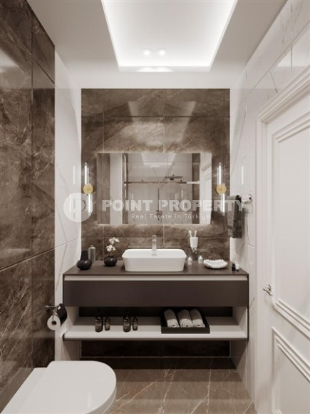 Апартаменты 1+1 в новом жилом комплексе в 650 метрах от моря. Финальная стадия строительства.-id-3535-фото-8