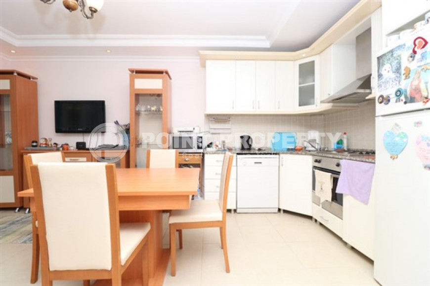 Компактная квартира 90м2 в центре района Оба и в нескольких минутах ходьбы от пляжа.-id-3537-фото-3