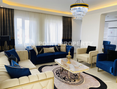 Трёхкомнатные роскошные апартаменты с площадью 120 м2 для аренды, район Махмутлар-id-3539-фото-2