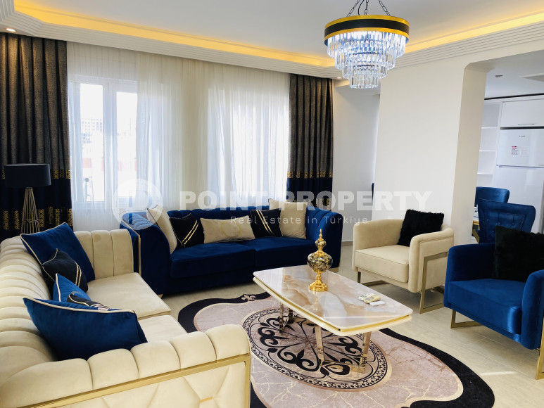 Three-room luxury apartment with an area of 120 m2 for rent, Mahmutlar district-id-3539-photo-2