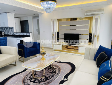 Трёхкомнатные роскошные апартаменты с площадью 120 м2 для аренды, район Махмутлар-id-3539-фото-3