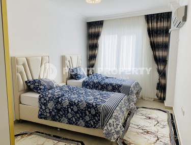 Трёхкомнатные роскошные апартаменты с площадью 120 м2 для аренды, район Махмутлар-id-3539-фото-5