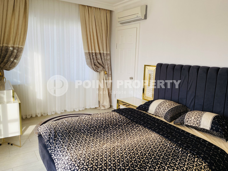 Three-room luxury apartment with an area of 120 m2 for rent, Mahmutlar district-id-3539-photo-7