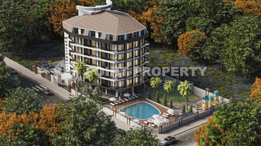 Фешенебельная малоэтажная резиденция на этапе завершения строительства в районе Кестель, квартиры 55 - 90 м2-id-3542-фото-3