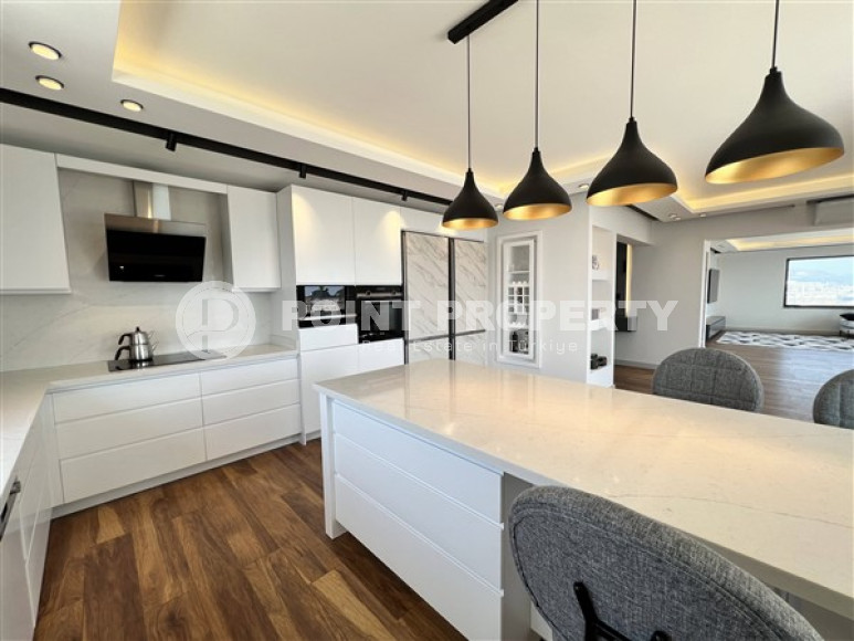 Громадный пятикомнатный пентхаус с общей площадью 520 м2 в районе Махмутлар, с мебелью-id-3543-фото-4