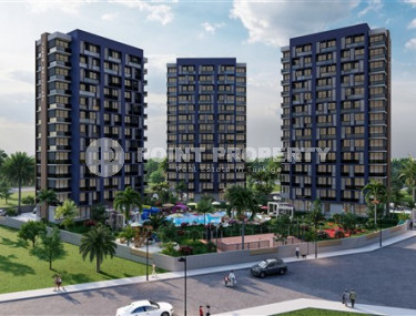 Квартиры 56 - 76 м2 на этапе котлована в строящейся высотной резиденции из трёх блоков, Мерсин-id-3544-фото-1