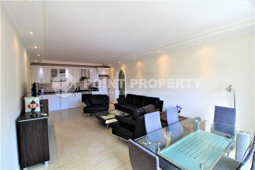 Просторные апартаменты планировкой 2+1 и площадью 120 м2 в комплексе с собственным бассейном и садом в районе Тосмур, в 400 метрах от моря-id-1312-фото-4