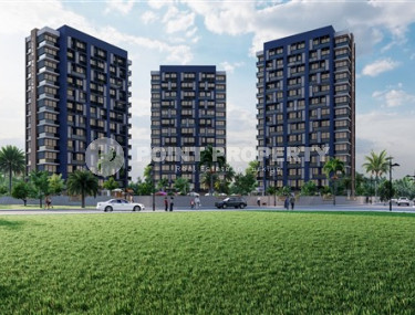 Квартиры 56 - 76 м2 на этапе котлована в строящейся высотной резиденции из трёх блоков, Мерсин-id-3544-фото-4