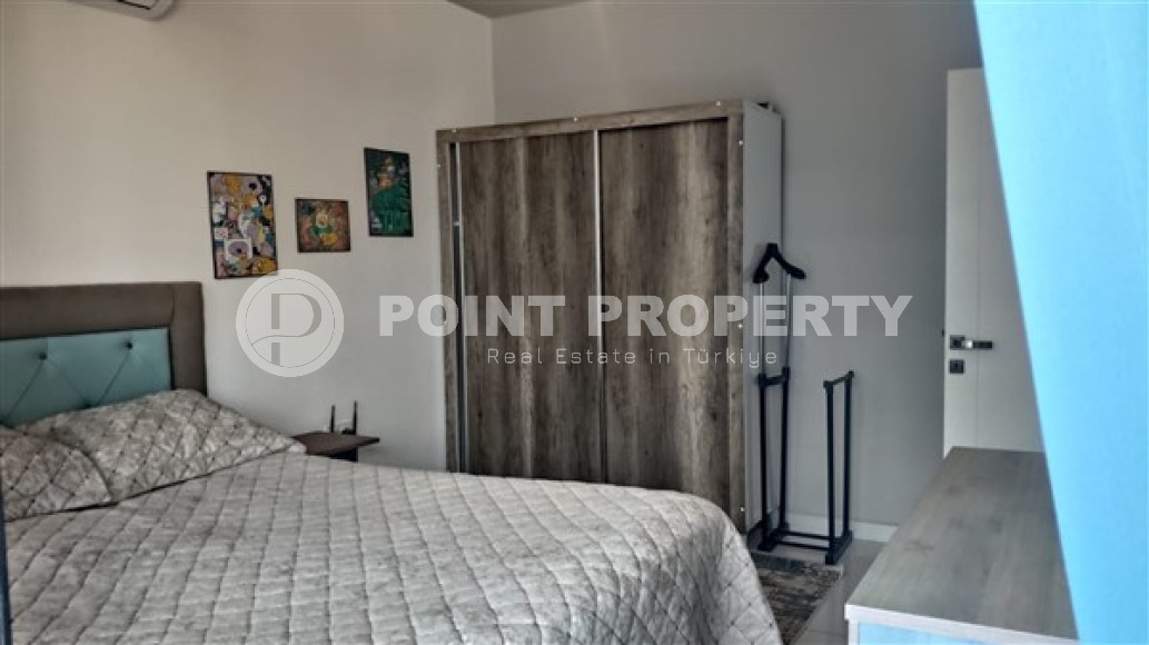 Квартира 1+1 с хорошим стильным ремонтом в пешей доступности до моря и центра района Каргыджак.-id-3554-фото-5