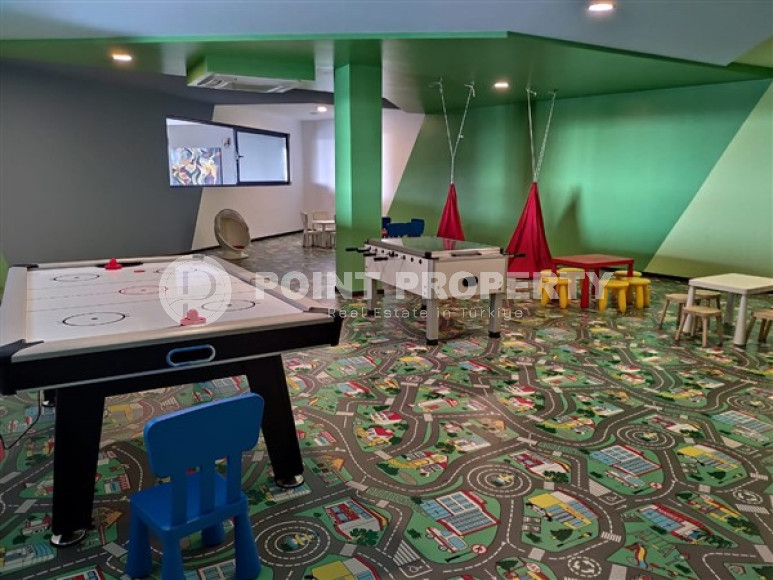 Квартира 1+1 с хорошим стильным ремонтом в пешей доступности до моря и центра района Каргыджак.-id-3554-фото-14