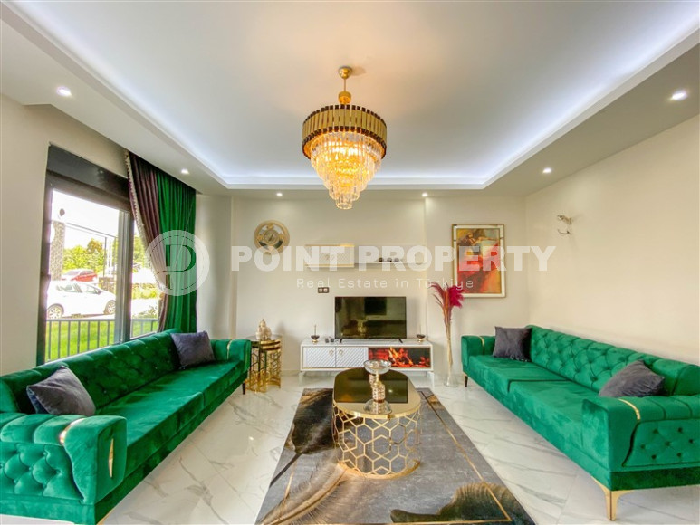 Two-level apartment with 2+1 layout with furniture and access to the terrace, Oba district, 86 m2-id-1307-photo-2