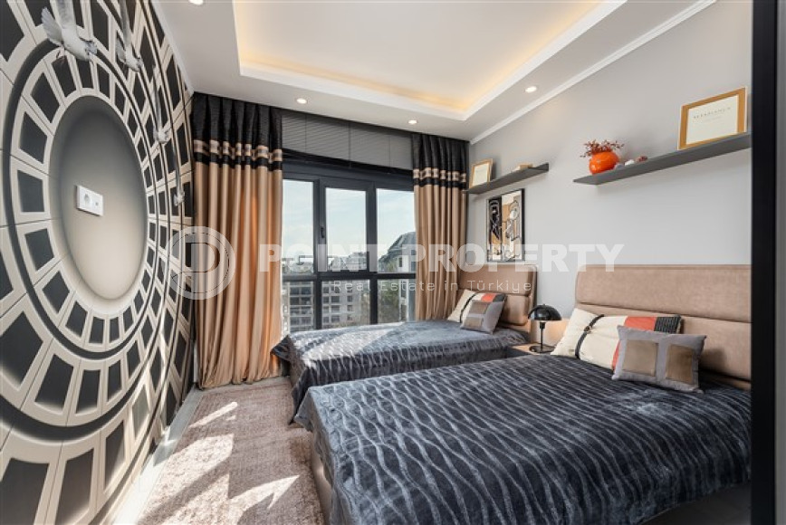 Трёхкомнатные апартаменты 90 м2 в резиденции 2022 года постройки, район Авсаллар-id-3560-фото-5