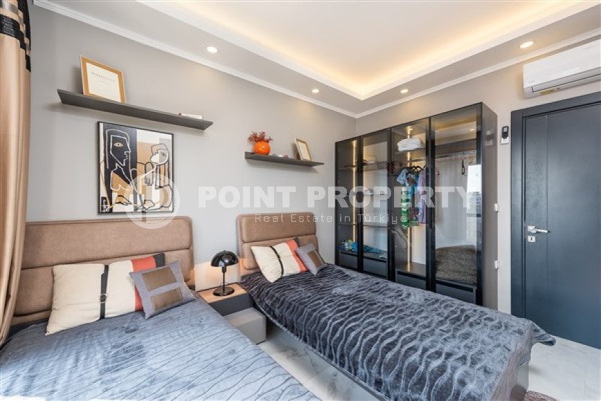 Трёхкомнатные апартаменты 90 м2 в резиденции 2022 года постройки, район Авсаллар-id-3560-фото-6