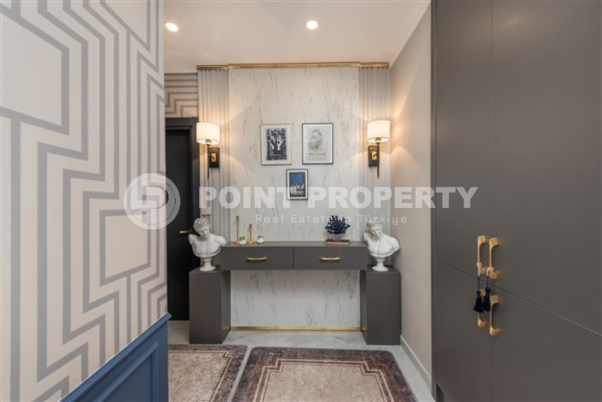 Трёхкомнатные апартаменты 90 м2 в резиденции 2022 года постройки, район Авсаллар-id-3560-фото-8