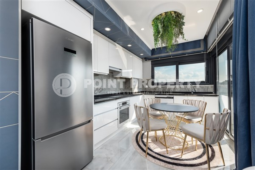 Трёхкомнатные апартаменты 90 м2 в резиденции 2022 года постройки, район Авсаллар-id-3560-фото-9