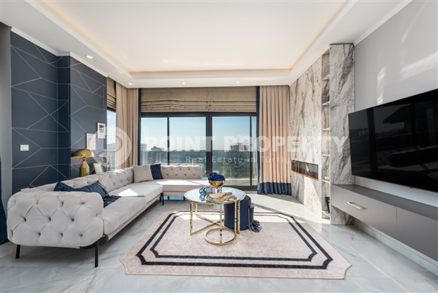 Трёхкомнатные апартаменты 90 м2 в резиденции 2022 года постройки, район Авсаллар-id-3560-фото-10