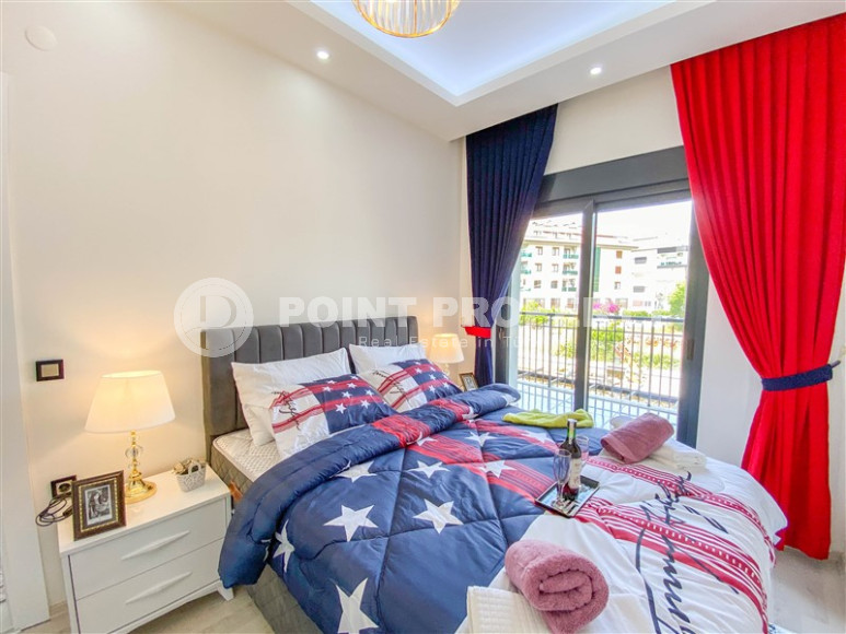 Two-level apartment with 2+1 layout with furniture and access to the terrace, Oba district, 86 m2-id-1307-photo-11