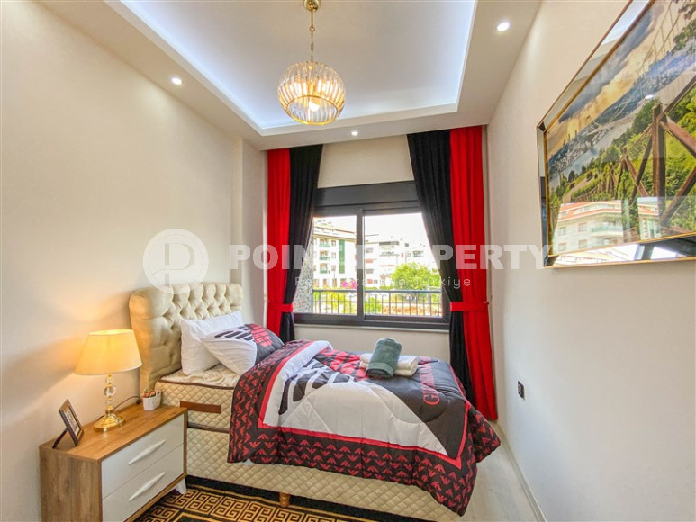 Two-level apartment with 2+1 layout with furniture and access to the terrace, Oba district, 86 m2-id-1307-photo-13