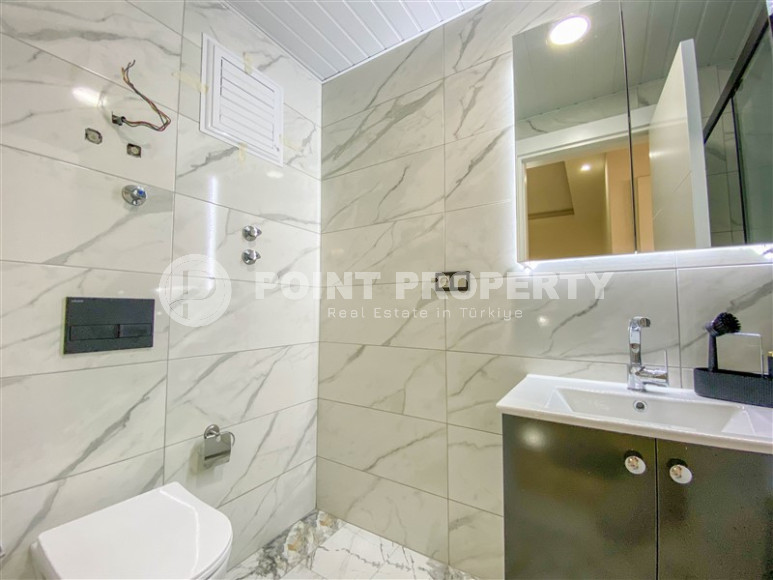 Two-level apartment with 2+1 layout with furniture and access to the terrace, Oba district, 86 m2-id-1307-photo-18