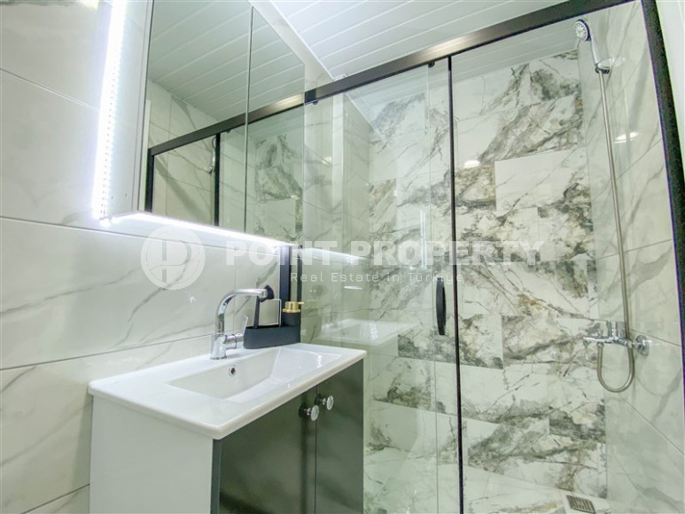 Two-level apartment with 2+1 layout with furniture and access to the terrace, Oba district, 86 m2-id-1307-photo-19