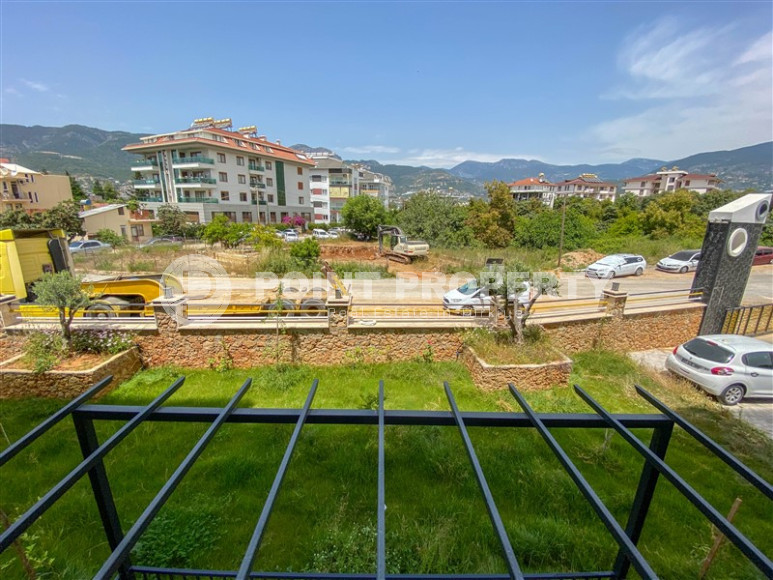 Two-level apartment with 2+1 layout with furniture and access to the terrace, Oba district, 86 m2-id-1307-photo-26