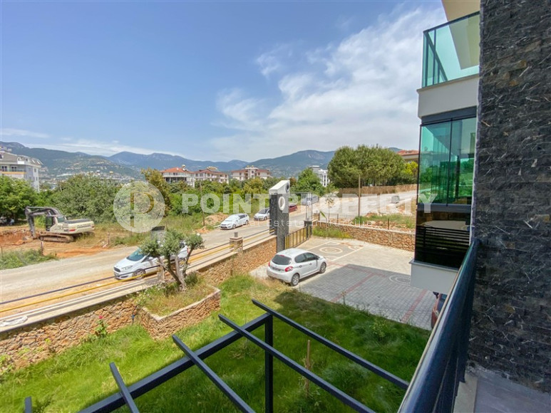 Two-level apartment with 2+1 layout with furniture and access to the terrace, Oba district, 86 m2-id-1307-photo-29