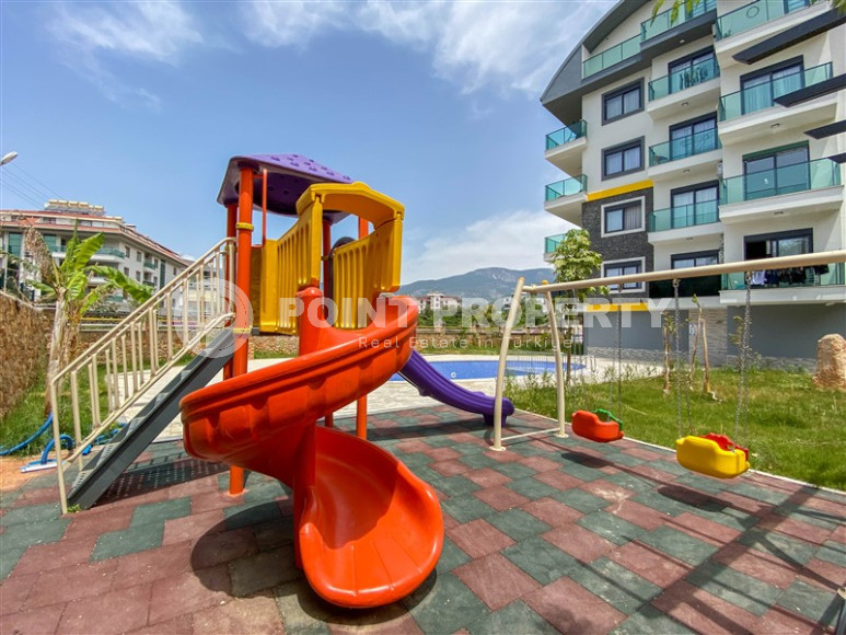 Two-level apartment with 2+1 layout with furniture and access to the terrace, Oba district, 86 m2-id-1307-photo-33