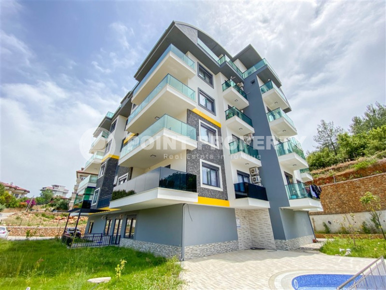 Two-level apartment with 2+1 layout with furniture and access to the terrace, Oba district, 86 m2-id-1307-photo-36