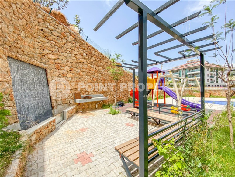 Two-level apartment with 2+1 layout with furniture and access to the terrace, Oba district, 86 m2-id-1307-photo-38