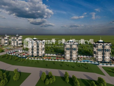 Large selection of apartments for sale in a newly built residence in the Payallar area. Apartment area 63 - 156 m2.-id-3588-photo-2