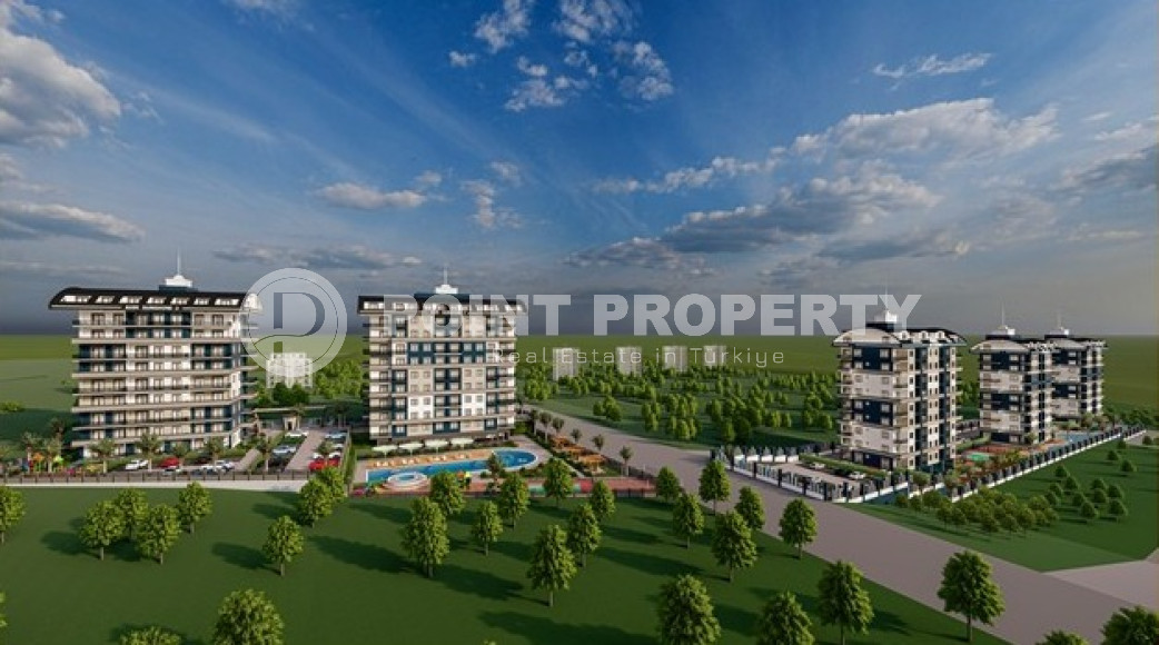 Large selection of apartments for sale in a newly built residence in the Payallar area. Apartment area 63 - 156 m2.-id-3588-photo-3