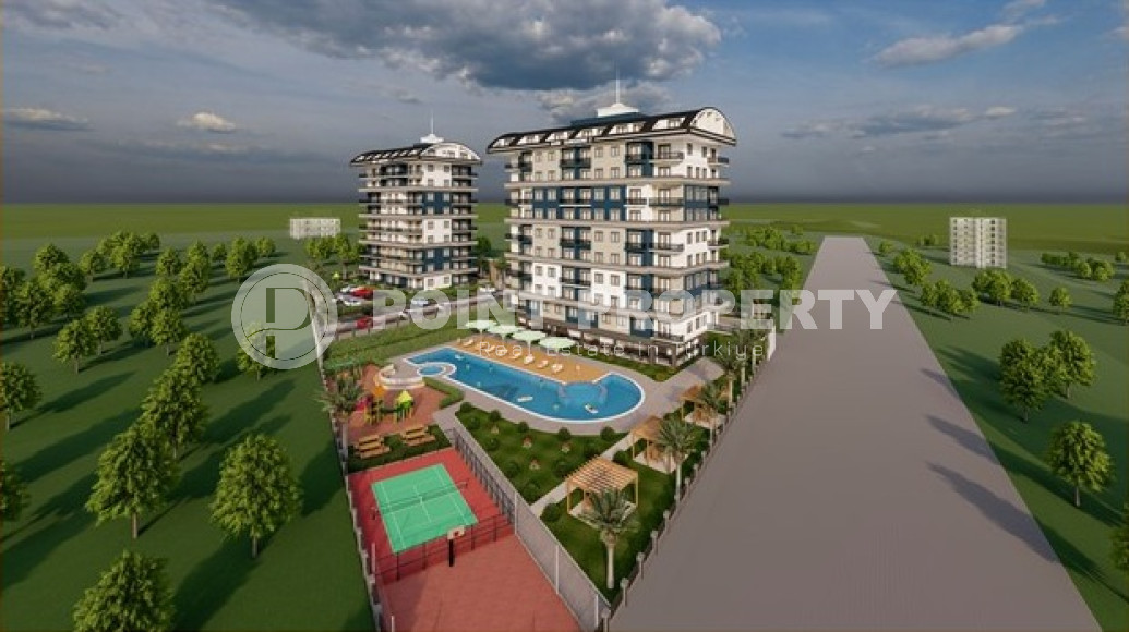 Large selection of apartments for sale in a newly built residence in the Payallar area. Apartment area 63 - 156 m2.-id-3588-photo-4
