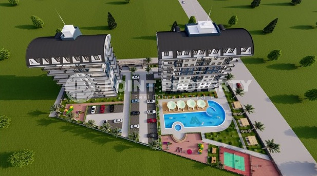 Large selection of apartments for sale in a newly built residence in the Payallar area. Apartment area 63 - 156 m2.-id-3588-photo-8