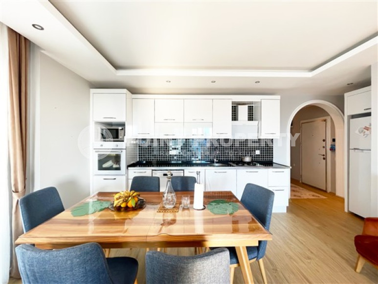 Уютные апартаменты на 8-м этаже в центре района Тосмур.-id-3591-фото-6