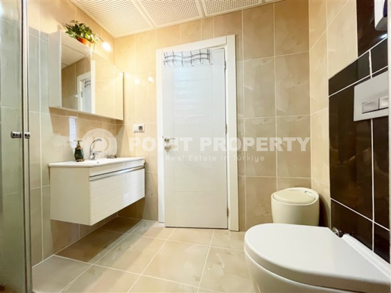 Уютные апартаменты на 8-м этаже в центре района Тосмур.-id-3591-фото-9