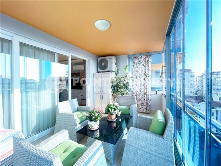 Уютные апартаменты на 8-м этаже в центре района Тосмур.-id-3591-фото-10