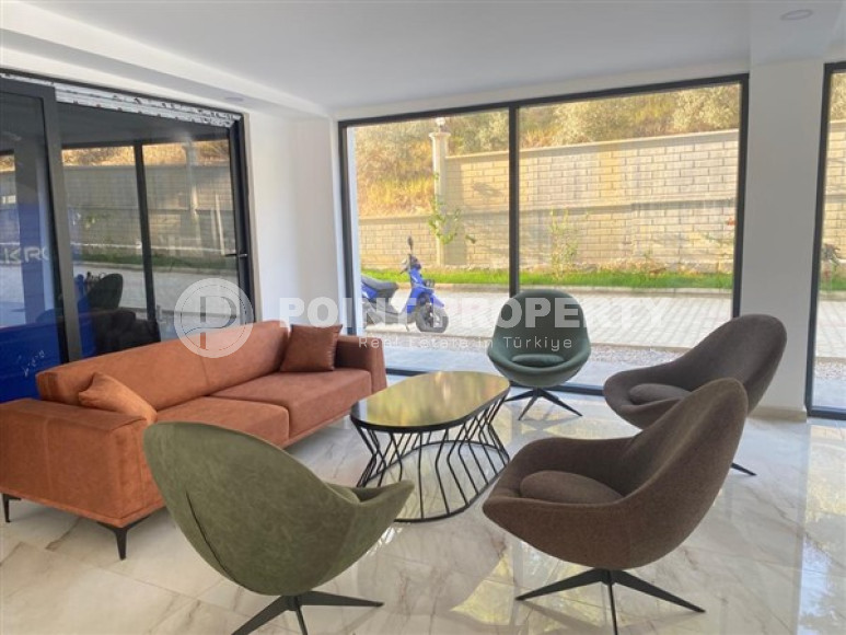 Небольшая квартира 1+1 на 8-м этаже в новом жилом комплексе.-id-3593-фото-9