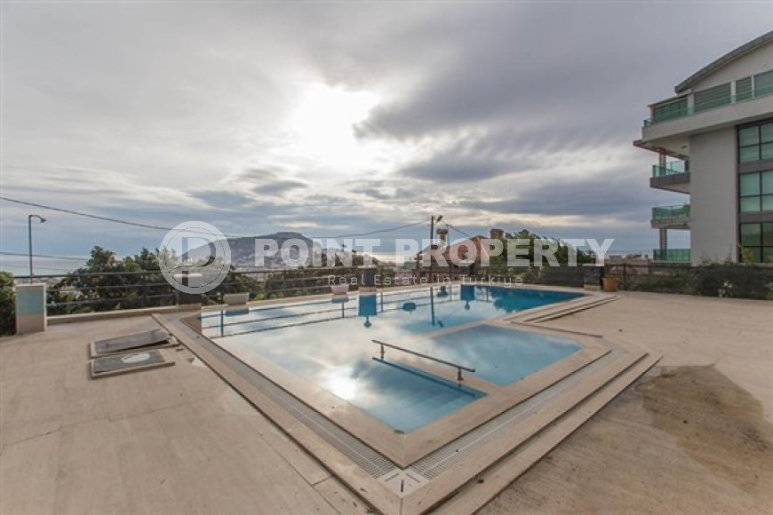 Атмосферная квартира с площадью 105 м2, центр Аланьи, район Бекташ-id-3601-фото-13