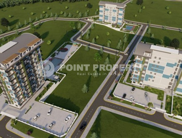 Резиденция из трёх высотных корпусов на начальном этапе строительства в районе Демирташ-id-3602-фото-4