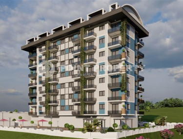 Резиденция из трёх высотных корпусов на начальном этапе строительства в районе Демирташ-id-3602-фото-1