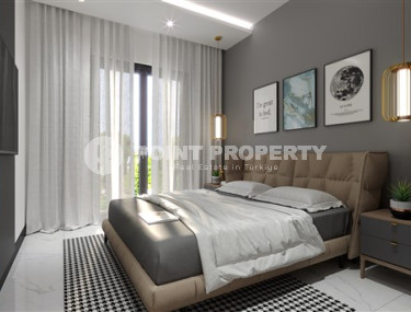 Небольшие апартаменты 50 м2 в комплексе на завершающем этапе строительства в 150 метрах от моря, центр Аланьи-id-3609-фото-5