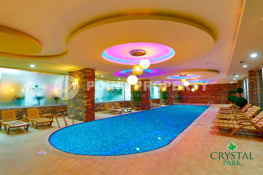 View apartment with two bedrooms, 112m² in an elite complex in Alanya - Cikcilli-id-1314-photo-27