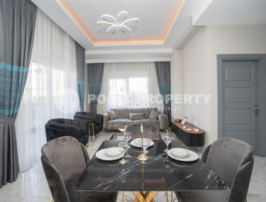 Двухкомнатная меблированная квартира, 60м² в комплексе с бассейном в районе Алании Демирташ-id-1315-фото-3