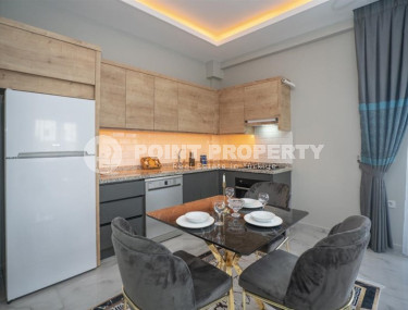 Двухкомнатная меблированная квартира, 60м² в комплексе с бассейном в районе Алании Демирташ-id-1315-фото-5