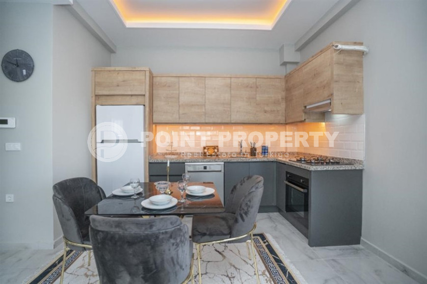 Двухкомнатная меблированная квартира, 60м² в комплексе с бассейном в районе Алании Демирташ-id-1315-фото-6