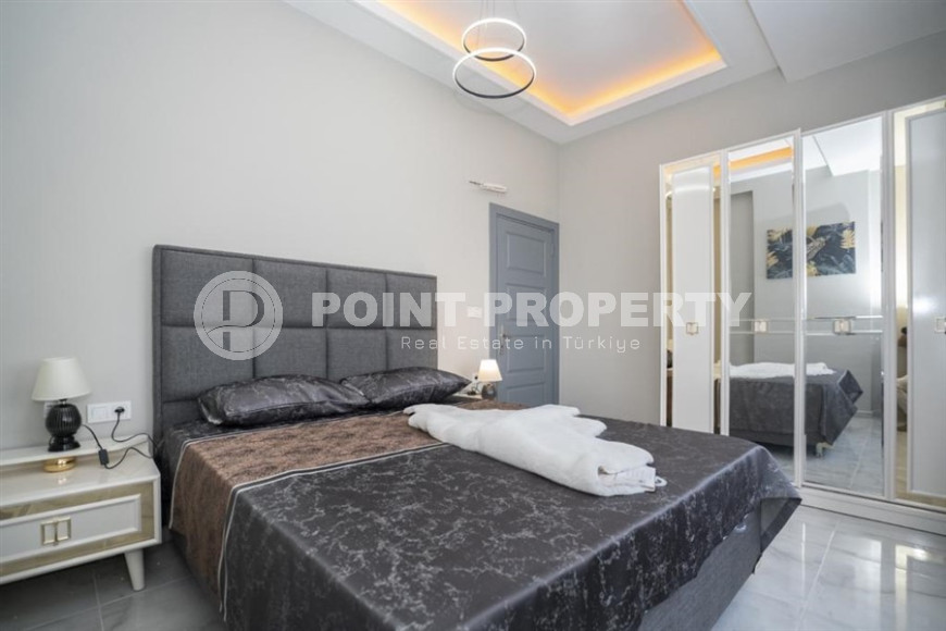 Двухкомнатная меблированная квартира, 60м² в комплексе с бассейном в районе Алании Демирташ-id-1315-фото-7