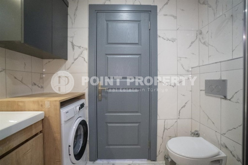 Двухкомнатная меблированная квартира, 60м² в комплексе с бассейном в районе Алании Демирташ-id-1315-фото-10