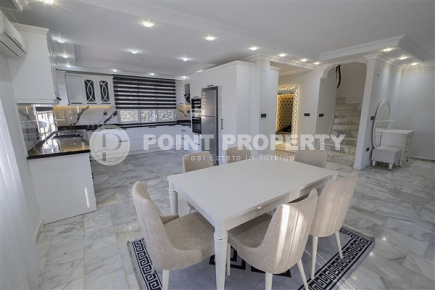 Красивая четырёхкомнатная вилла в 300 метрах от Средиземного моря в районе Конаклы-id-3625-фото-10